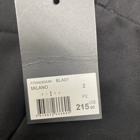 NEW THE KOOPLES Women’s Milano Smooth Crepe Flared Pants Black Size US 6 / TG 2 - Picture 2 of 9